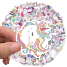 Load image into Gallery viewer, ALSAS 10/50/100Pcs Stickers for Unicorn Cartoon Animal Waterproof for laptops
