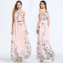 Load image into Gallery viewer, 2021 NEW Women Summer Casual Floral Sleeveless Evening Party Club Wear Long Dress
