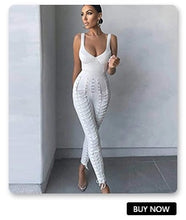 Load image into Gallery viewer, 2021 new fashion sexy white women&#39;s set one-shoulder top &amp; tpencil trousers 2 two-piece club celebrity party Bodycon pants set
