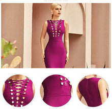 Load image into Gallery viewer, Adyce New Summer Tank Sleeveless Bodycon Bandage Women&#39;s Dress 2021 Sexy Sleeveless Wine Red Celebrity Club Runway Party Dresses
