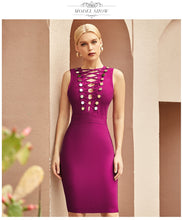 Load image into Gallery viewer, Adyce New Summer Tank Sleeveless Bodycon Bandage Women&#39;s Dress 2021 Sexy Sleeveless Wine Red Celebrity Club Runway Party Dresses
