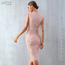 Load image into Gallery viewer, ADYCE 2021 New Summer Women Tank Bandage Dress Sexy Lace Mesh Sleeveless Bodycon Evening Clubwear Celebrity Runway Party Dresses
