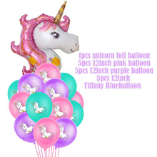 Load image into Gallery viewer, ALSAS Unicorn Theme Party Balloons
