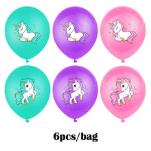 Load image into Gallery viewer, ALSAS Unicorn Theme Party Balloons
