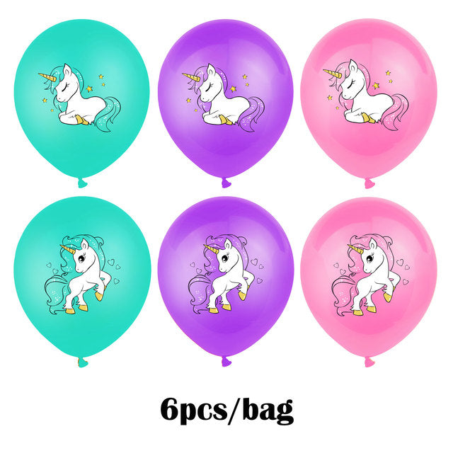 ALSAS Unicorn Theme Party Balloons