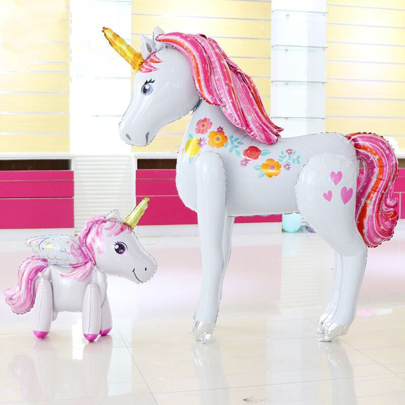 ALSAS 3D Unicorn Balloons  party layout decorative balloons