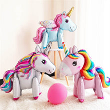 Load image into Gallery viewer, ALSAS 3D Unicorn Balloons  party layout decorative balloons
