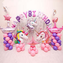 Load image into Gallery viewer, ALSAS Unicorn balloons Birthday Party decoration
