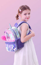 Load image into Gallery viewer, ALSAS  Backpack for Girls Pre-School Bag for Kindergarten Elementary - Reversible Sequin,Unicorn
