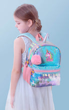 Load image into Gallery viewer, ALSAS  Backpack for Girls Pre-School Bag for Kindergarten Elementary - Reversible Sequin,Unicorn
