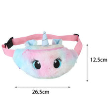 Load image into Gallery viewer, ALSAS Fanny Pack Cute Unicorn  Plush Toys Belt
