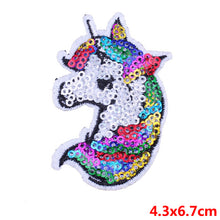 Load image into Gallery viewer, ALSAS Unicorn Patch Sequins Patches On Clothes
