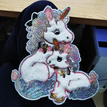 Load image into Gallery viewer, ALSAS Unicorn Patch Sequins Patches On Clothes
