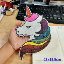 Load image into Gallery viewer, ALSAS Unicorn Patch Sequins Patches On Clothes
