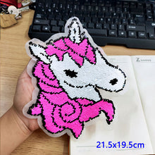 Load image into Gallery viewer, ALSAS Unicorn Patch Sequins Patches On Clothes
