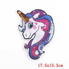 Load image into Gallery viewer, ALSAS Unicorn Patch Sequins Patches On Clothes
