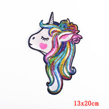 Load image into Gallery viewer, ALSAS Unicorn Patch Sequins Patches On Clothes
