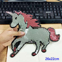 Load image into Gallery viewer, ALSAS Unicorn Patch Sequins Patches On Clothes
