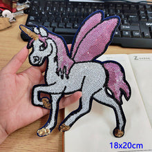 Load image into Gallery viewer, ALSAS Unicorn Patch Sequins Patches On Clothes
