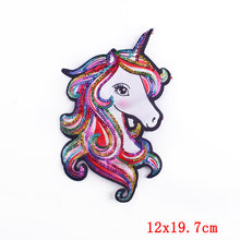 Load image into Gallery viewer, ALSAS Unicorn Patch Sequins Patches On Clothes
