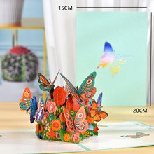 Load image into Gallery viewer, ALSAS 3D Butterfly Unicorn Birthday Card for Kids Children Cute Animal Pop-Up
