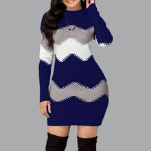 Load image into Gallery viewer, Bodycon Warm Mini Sweater Dress
