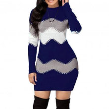 Load image into Gallery viewer, Bodycon Warm Mini Sweater Dress
