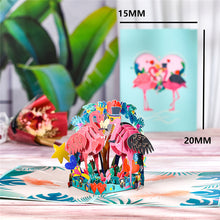 Load image into Gallery viewer, ALSAS 3D Butterfly Unicorn Birthday Card for Kids Children Cute Animal Pop-Up
