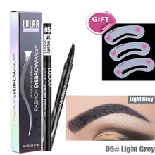 Load image into Gallery viewer, 5-Color Four-Pronged Eyebrow Pencil Eyebrow Brush Split Liquid Waterproof
