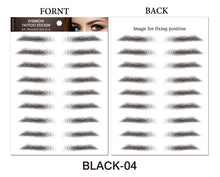 Load image into Gallery viewer, 4D Hair Like Eyebrows Stickers Makeup Waterproof Eyebrow Tattoo Sticker
