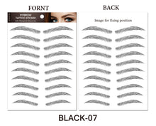 Load image into Gallery viewer, 4D Hair Like Eyebrows Stickers Makeup Waterproof Eyebrow Tattoo Sticker
