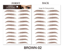 Load image into Gallery viewer, 4D Hair Like Eyebrows Stickers Makeup Waterproof Eyebrow Tattoo Sticker
