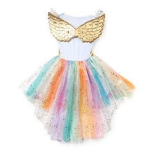 Load image into Gallery viewer, ALSAS Rainbow Unicorn Dress For Kids Embroidery Ball Gown Baby Girl Princess Birthday Dresses Party Costume Halloween
