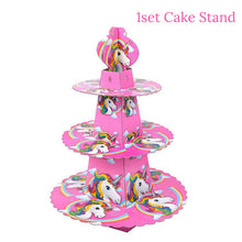 Load image into Gallery viewer, ALSAS Unicorn Birthday Cake Decorations Rainbow Cake Topper Birthday Party Decorations
