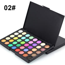 Load image into Gallery viewer, 40 Colors Eye Shadow Plate Makeup Matte Luminous Eyeshadow Waterproof Sweatproof Matte Shimmer
