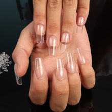 Load image into Gallery viewer, 600Pcs Transparent Stiletto Fake Nail Tips Acrylic Ballerina Nail Tips Long Shape
