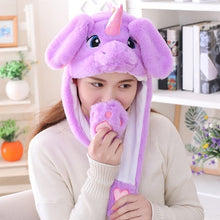 Load image into Gallery viewer, ALSAS Cartoon Unicorn Girls Unicorn Hat Winter CAPS
