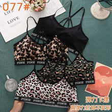 Load image into Gallery viewer, 2022 Lingerie Leopard Print Bras for Women Sexy Underwear Feminina Wire Free Push Up Bralette Lady Bra Tube Crop Tops Brassiere
