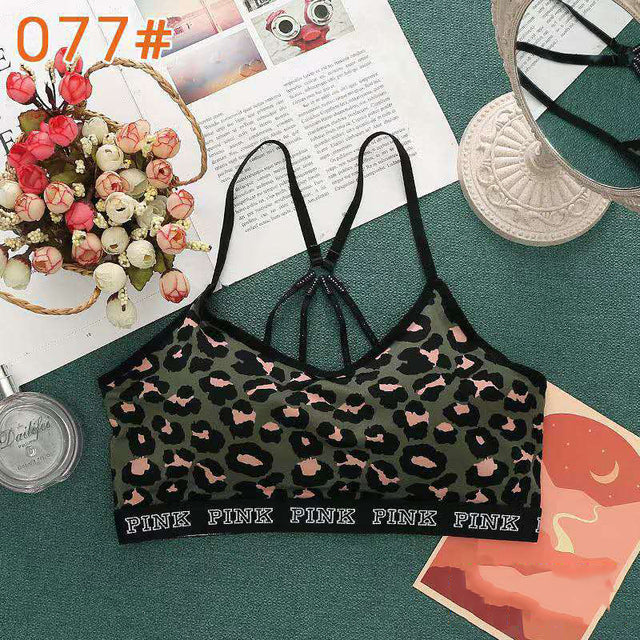 2022 Lingerie Leopard Print Bras for Women Sexy Underwear Feminina Wire Free Push Up Bralette Lady Bra Tube Crop Tops Brassiere