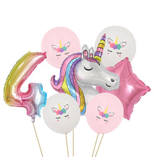 Load image into Gallery viewer, ALSAAS Unicorn Theme Party Balloons Birthday Decoration
