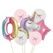 Load image into Gallery viewer, ALSAAS Unicorn Theme Party Balloons Birthday Decoration
