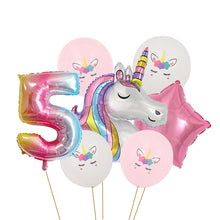 Load image into Gallery viewer, ALSAAS Unicorn Theme Party Balloons Birthday Decoration
