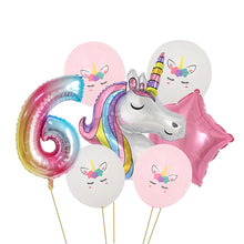 Load image into Gallery viewer, ALSAAS Unicorn Theme Party Balloons Birthday Decoration
