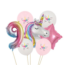 Load image into Gallery viewer, ALSAAS Unicorn Theme Party Balloons Birthday Decoration
