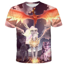 Load image into Gallery viewer, ALSAS NEW 2022 baby girl T-shirt unicorn party T-shirt tops
