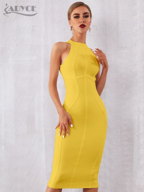 Bodycon Bandage Dress Elegant Tank Sleeveless