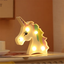 Load image into Gallery viewer, Baby Shower Unicorn Party Decor Unicornio LED Lamp
