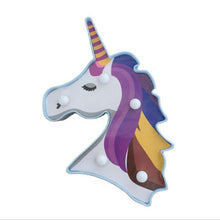 Load image into Gallery viewer, Baby Shower Unicorn Party Decor Unicornio LED Lamp
