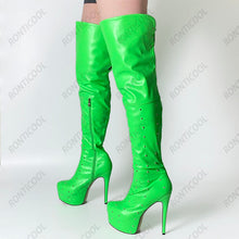 Load image into Gallery viewer, Boots Matt PU Studded Side Zipper Stiletto
