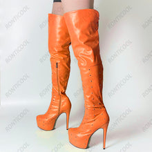 Load image into Gallery viewer, Boots Matt PU Studded Side Zipper Stiletto
